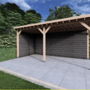 Overkapping doe-het-zelf 6x3m