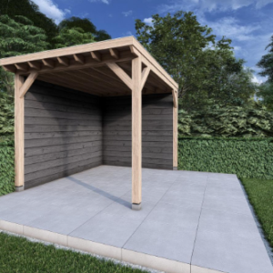 Overkapping doe-het-zelf 4x4m